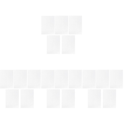 20Pcs White Shrink Film Sheets Printable Craft Making Material