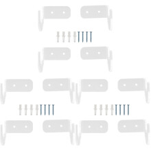 6Paires Support Raquette Transparent Rangement Mural Durable
