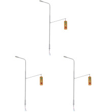 3Pcs Miniature Railroad Light Model for House Decor ABS Metal