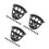 30Pcs Black Billiard Storage Baskets Tpe Pool Table Ball Drop Holders 1