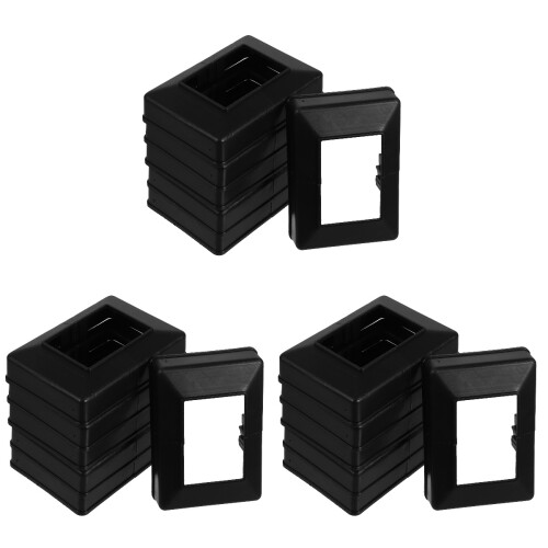 18Pcs Durable ABS Fence Post Skirts Plastic Covers for Decks Balconies