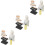 24Pcs Doll House Mini Baking Tools Multi-Color Pretend Play Decor 5
