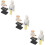 24Pcs Doll House Mini Baking Tools Multi-Color Pretend Play Decor 9