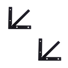 2Pcs Cnc Machined Aluminum Right Angle Line Gauge Center Finder Black