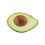 2Pcs Artificial Avocado Green Decorative Photo Props 2