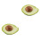 2Pcs Artificial Avocado Green Decorative Photo Props 3