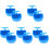 10Pcs Convenient Blue Plastic Rabbit Water Holder Automatic Feeder 1