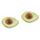 2Pcs Artificial Avocado Green Decorative Photo Props 4