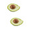 2Pcs Artificial Avocado Green Decorative Photo Props 7