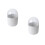 2Pcs Cotton Swabs Holder White Functional Decorative Storage Container 1