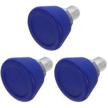 3Pcs Roller Skates Toe Stopper Plug Rubber Brake Replacement Black