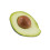 2Pcs Artificial Avocado Green Decorative Photo Props 8