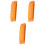 3Pcs Orange 10 Hole Plastic Harmonica Instrument for Playing Beginners 3