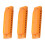 3Pcs Orange 10 Hole Plastic Harmonica Instrument for Playing Beginners 4