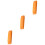 3Pcs Orange 10 Hole Plastic Harmonica Instrument for Playing Beginners 5