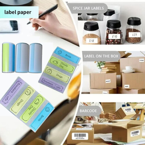 Mini stampante termica portatile con ricarica USB wireless 2