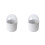 2Pcs Cotton Swabs Holder White Functional Decorative Storage Container 4