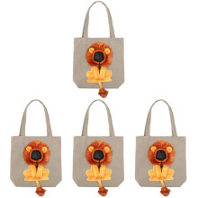 4St Stevige Canvas Pet Schoudertas Ademend Comfortabel Ontwerp