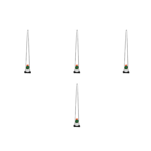 4St Resin Cactus Auto Decor Multikleur Schommelende Spiegelhanger