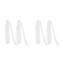 8St Schuim Pad Kleding Met Hanger Accessoires Wit