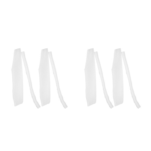 8St Schuim Pad Kleding Met Hanger Accessoires Wit