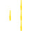 4Pcs Yellow Plastic Paint Stirring Sticks Manual Reusable Mixing Tools 7