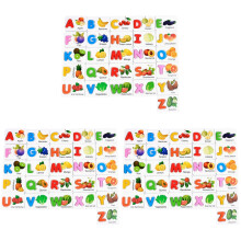 3Sets Vroege Leerletters Kleurrijk Educatief Kind