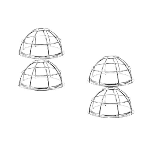 4Pcs Silver Sprinkler Valve Cover Cage -