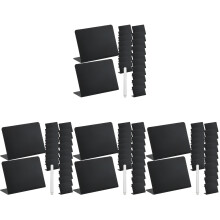 4Sets Mini Zwarte Schoolbord Bordjes Voor Schrijfbaar En