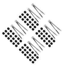 4Sets Zwarte Metalen Sleutelhangers Voor Outdoor Grillen En Barbecue
