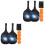 2Sets Set Met Antislip Grip Paddles Voor Sport 1