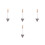 4Stk Vielseitiges Graphit Lochformer Mit Holzgriff 1