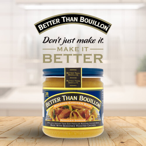 Reduced Sodium Roasted Chicken Base, Shelf-Stable, 8 oz Jar 2