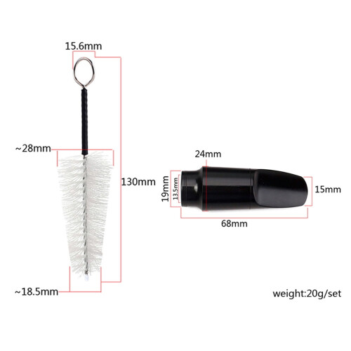 Saxophone Mouthpiece Brush Set with Rich Tone Design 1