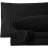 Flannel Sheets Warm Cozy Deep Pocket Full Black 4-Piece 5