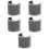 5Pcs Practical U Shaped Mic Windscreen Cover Grey Steel PP Sponge 7