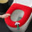 Coussin de siège de toilette doux et épais, lavable et réutilisable 4