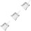 6Pcs Ergonomic Silver Dustpans Portable Kitchen Cleaning 6