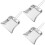 6Pcs Ergonomic Silver Dustpans Portable Kitchen Cleaning 7
