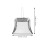 6Pcs Ergonomic Silver Dustpans Portable Kitchen Cleaning 11