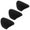 6Pièces Accessoires Flûte Repose-Doigt Silicone Souple Support Noir 3
