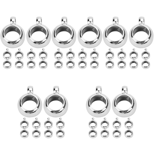 1000Pcs Silver Bail Beads Multi-Functional DIY Jewelry Making Findings 1
