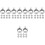 1000Pcs Silver Bail Beads Multi-Functional DIY Jewelry Making Findings 3