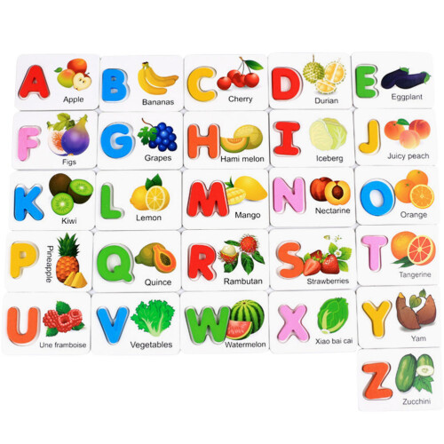 3Sets Vroege Leerletters Kleurrijk Educatief Kind 1