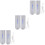 3St Compacte Witte Schoendroger Van Kunststof Thuis En 4