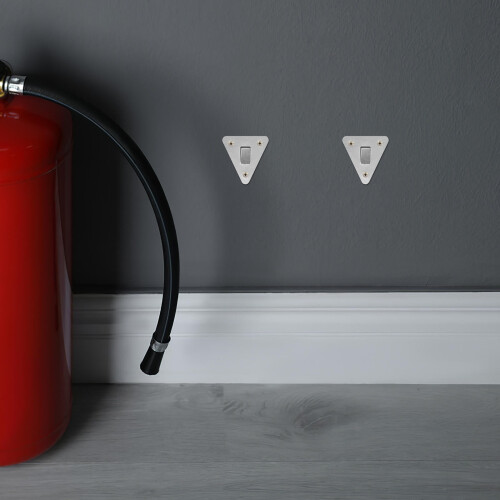 OUNONA 5 Pcs Fire Extinguisher Wall Holder Hook Bracket Extinguishers 2