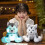 Peluche a forma di cane con luci LED per bambini da 1 a 3 anni. 6