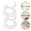 6Paires Support Raquette Transparent Rangement Mural Durable 10