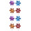 8Pcs Sequin Windmill Double-Layer Creative Kids Toy Assorted Colors 5