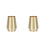 2Pcs Golden Copper Tea Preparing Tools Stylish Storage for Tea Sets 4